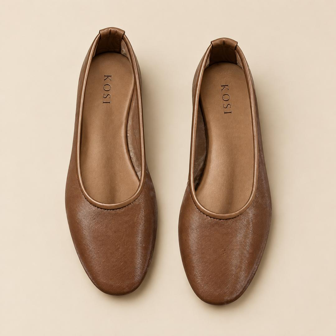 Zanzi Flats in Brown